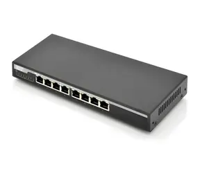 Digitus Switch 8- Port PoE+ schwarz / Switch / Gigabit / PoE+ 135 W / unmanaged