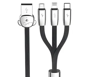 Baseus Rapid Series 3-in-1-Kabel / USB / USB-C / Lightning / Micro-USB / 1,2 m