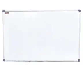 ARTA Keramik weiß / Magnettafel / Keramikoberfläche / Aluminiumrahmen / 90 x 60 cm
