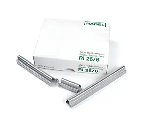 Nagel 26/6 R / Heftklammern / silber / 5000 Stück / verzinkt
