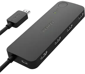 BENFEI HDMI-Switch 4in1 / HDMI-Switch / 4K 60Hz / 2K 144Hz / HDCP 2.3