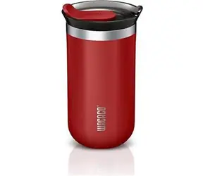 Wacaco Octaroma Lungo Karminrot / Thermobecher / 300 ml / Edelstahl / Vakuumisolierung