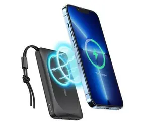 Veger W1151 schwarz / Powerbank / MagSafe / Qi / 10000mAh / PD 20W / QC 3.0
