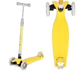 Spokey Faltdreirad PLIER PRO gelb / Leuchträder