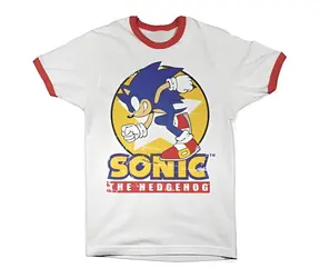Sonic the Hedgehog T-Shirt, weiß, Größe L / Herren