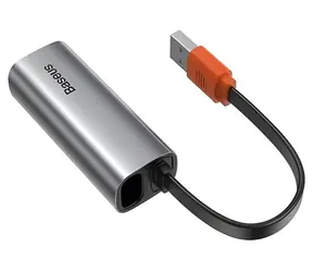 Baseus Steel Cannon grau / Netzwerkadapter / USB / RJ45 / Gigabit-Ethernet
