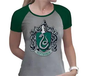 Harry Potter Slytherin Damen-T-Shirt, Größe L / T-Shirt / Damen