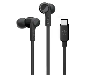 Belkin RockStar USB-C schwarz / Kabel für In-Ear-Kopfhörer / USB-C