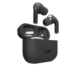 SBS TWS Air Kab Max schwarz / Kabellose Kopfhörer / TWS / In-Ear