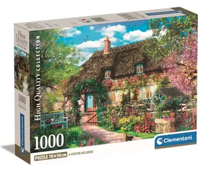 Clementoni Puzzle Altes Häuschen / 1000 Teile / ab 18 Jahren