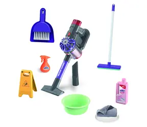 PLEJO Reinigungsset mit Stielstaubsauger / Kinderspielzeug / Sound- und Lichteffekte / ab 36 Monaten