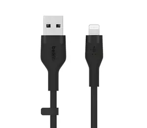 Belkin Flex CAA008bt1MBK schwarz / USB-A auf Lightning Kabel / 1 m / MFi-zertifiziert