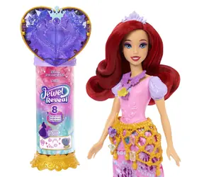 Mattel Disney Princess Reveal Ariel Puppe / 8 Überraschungen / ab 3 Jahren