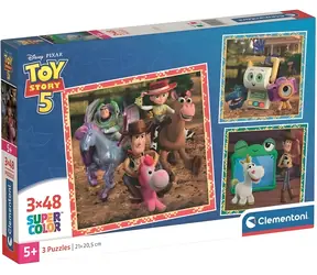 Clementoni Puzzle Toy Story 5: Toy Story / 3x48 Teile / 21 x 20,5 cm