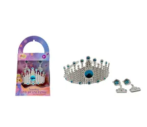 PLEJO Princess Schmuck - Krone und kronenförmige Ohrringe