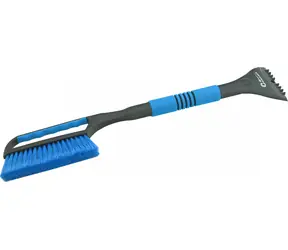 Compass Schaber mit Besen SPLIT 2in1 66 cm / Schnee- und Eisschaber / Besen 21 cm / Schaberbreite 11 cm