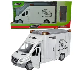 SPARKYS CITY SERVICE CAR Pferdetransporter / Auto / 1:14 / Sound- und Lichteffekte / ab 3 Jahren
