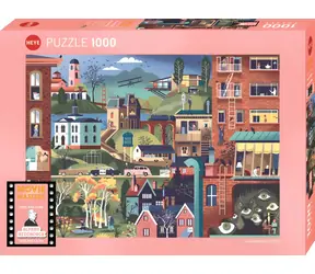 HEYE Puzzle Movie Masters: Alfred Hitchcocks Filme / 1000 Teile / 70 x 50 cm