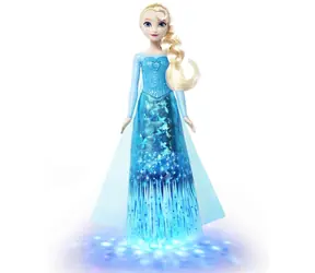 Mattel Elsa Puppe singt auf Englisch mit Lichteffekten / Disney Die Eiskönigin / ab 3 Jahren