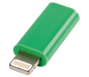 Valueline Adapter Lightning 8-Pin auf USB Micro-B Buchse grün / Adapter