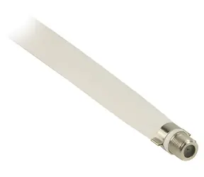 Valueline Flachantennenkabel FF-Buchse weiß / Antennenkabel / 0,2 m