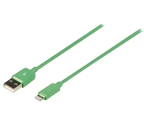 Valueline Apple Lightning-USB-A-Kabel, grün / Lade- und Synchronisierungskabel / 2 m
