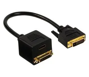Valueline VGCP32951B02 / Splitter / DVI-D 24+1 (M) > DVI-D 24+1 (F) + HDMI (F)