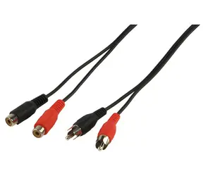 Valueline Cable-451/5 / Audio-/Videokabel / Verlängerungskabel / 2x CINCH - 2x CINCH / 5 m