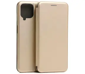 Beline Book Magnetische Goldhülle / Brieftaschenhülle / Samsung Galaxy M33 5G / Klapphülle / Magnetisch