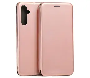 Beline Book Magnetische Schutzhülle in Roségold / Brieftaschenhülle / Samsung Galaxy M34 5G / Magnetisch / Kunstleder