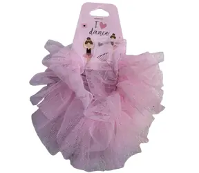 SPARKYS Ballett-Gummiband PINK Tutu hellrosa / Haaraccessoire / Tüll