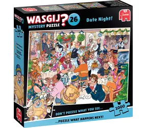 Jumbo-Puzzle WASGIJ Mystery 26: Date! / 1000 Teile / ab 12 Jahren