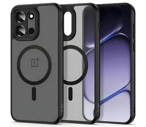 Tech-Protect MagMat Schutzhülle, matt schwarz, für OnePlus Nord 6 mit MagSafe-Funktion
