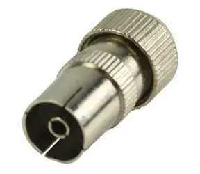 Valueline Koaxialbuchse VLSP40922M Metall / Koaxialstecker / 2 Stück.