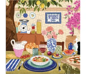 Galison Quadratisches Puzzle „Nachmittag in der Toskana“ / 500 Teile / 51 × 51 cm