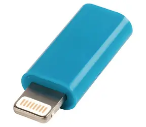 Valueline Adapter Lightning 8-Pin auf USB Micro-B Buchse blau / Adapter