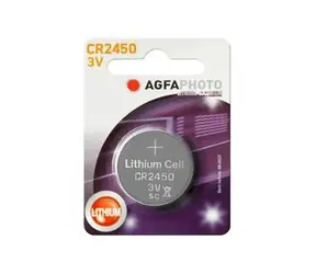 AGFAPHOTO CR2450 / Knopfzelle / Lithium / 3 V / 1 Stück.