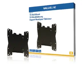 Valueline VLM-MF10 / TV-Wandhalterung / fest / 26-42" / 66-107 cm / bis zu 35 kg