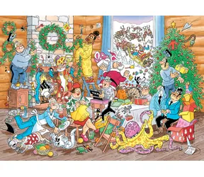 Jumbo-Puzzle „Weihnachten in Wolle“ von JvH / 500 Teile / ab 15 Jahren