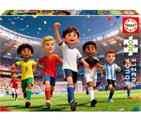 Educa Puzzle Fußballwelt / 300 Teile / 40 x 28 cm