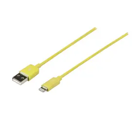 Valueline USB-A - Lightning-Kabel 1 m gelb / Synchronisierungs- und Ladekabel