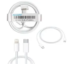 Foxconn Datenkabel USB-C - Lightning, weiß / Datenkabel / 2 m / PD 30 W