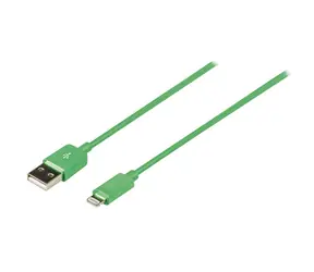 Valueline USB-A - Lightning-Kabel 1 m grün / Synchronisierungs- und Ladekabel