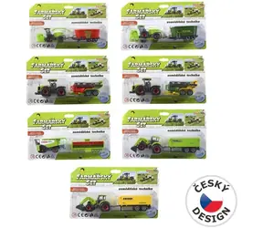 Landwirtschaftliches Maschinenmodell auf Karte 96888 / Traktor / 18 cm