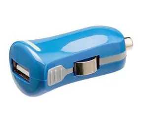 Valueline USB-Autoladegerät blau / Autoladegerät / 12 V / USB-A-Ausgang