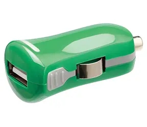 Valueline USB-Autoladegerät grün / Autoladegerät / 12 V / USB-A-Ausgang
