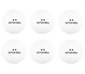 Spokey SKILLED weiß / Tischtennisbälle / 6 Stück / 2*
