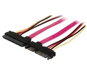 Valueline SATA 22-Pin-Verlängerungskabel / Verlängerungskabel / SATA (M) - SATA (F) / 0,5 m