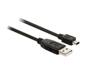 Valueline USB 2.0 schwarz / USB-Kabel / USB A auf Mini-USB B / 2 m