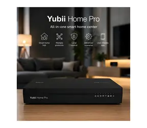 Fibaro Yubii Home Pro YHP-001 schwarz / Smart-Home-Steuerzentrale / WLAN / Z-Wave / ZigBee / Ethernet